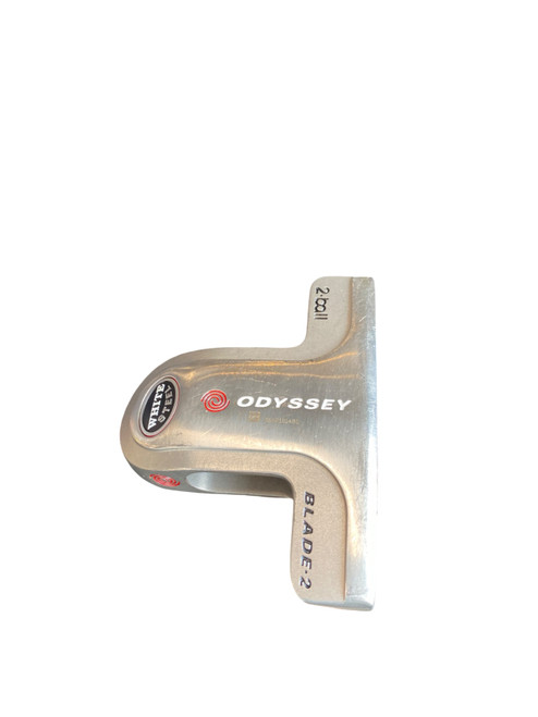 Vist Large View of Product Image Which is Used Odyssey 2 BALL BLADE 2 WHITE STEEL Mens Putter RH