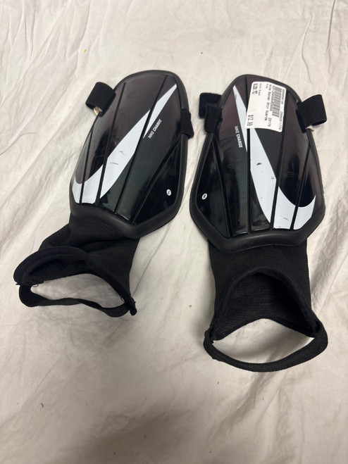 Vist Large View of Product Image Which is Used Nike Soccer Shin Guards Youth Black MD