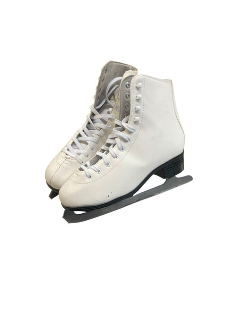Vist Large View of Product Image Which is Used American Athletic FIGURE SKATES WomensFigure Skate White Senior 8