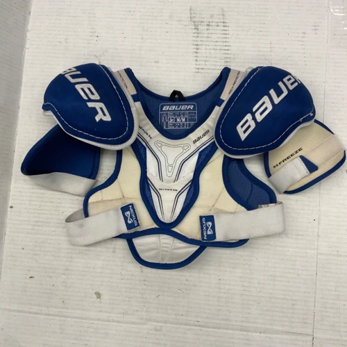 Vist Large View of Product Image Which is Used Bauer NEXUS FREEZE Junior Shoulder Pads MD