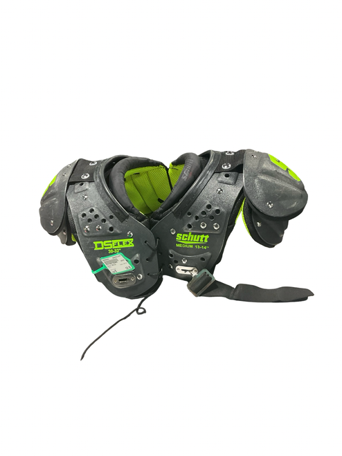 Vist Large View of Product Image Which is Used Schutt DSFLEX FB Shoulder Pads Black MD