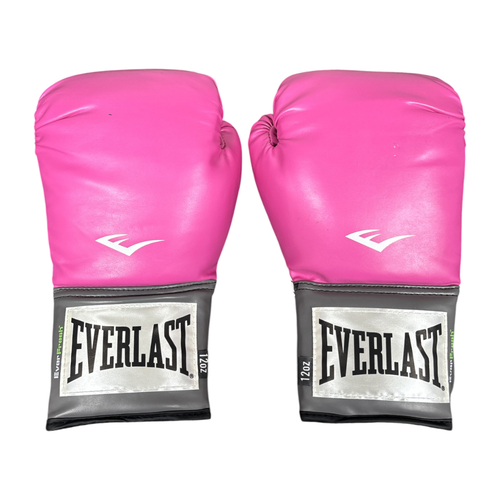 Vist Large View of Product Image Which is Used Everlast PRO STYLE Boxing Gloves Pink Medium