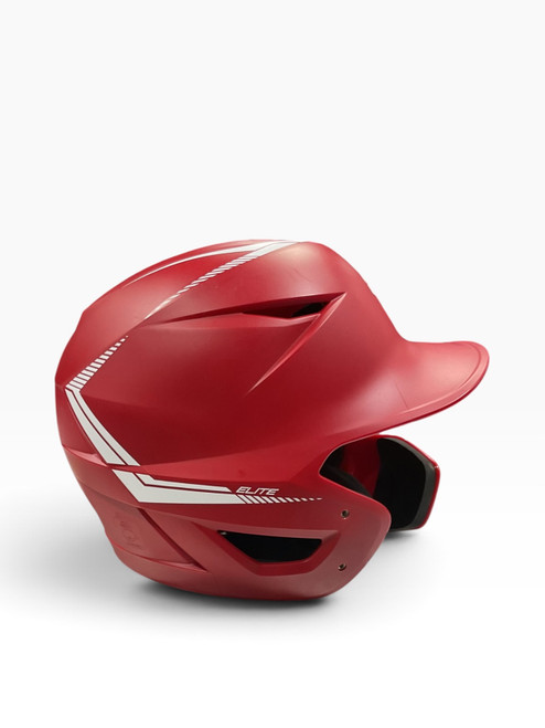 Vist Large View of Product Image Which is Used Easton ELITE Batting Helmet No Mask Red M/L