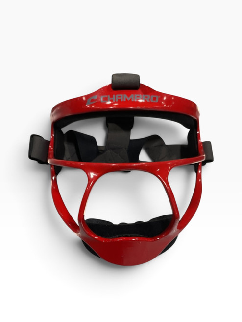 Vist Large View of Product Image Which is Used Champro FIELD MASK BB/SB Fielders Mask Red MD