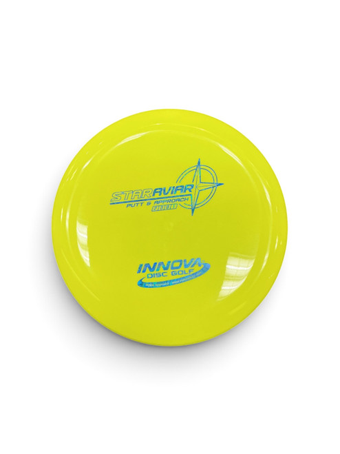 Vist Large View of Product Image Which is Used Innova STAR AVIAR Disc Golf Putter Yellow