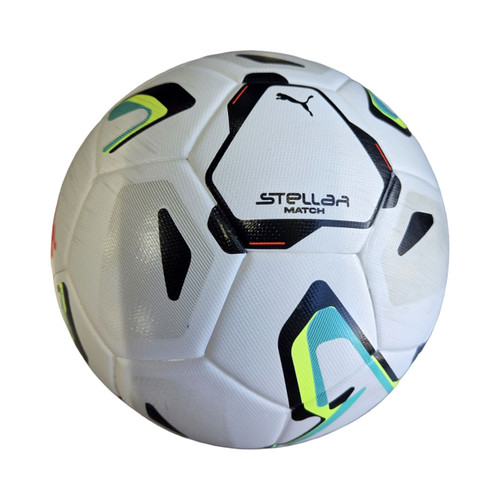 Vist Large View of Product Image Which is Used Puma STELLAR MATCH SOCCER BALL All Size Soccer Ball White 5