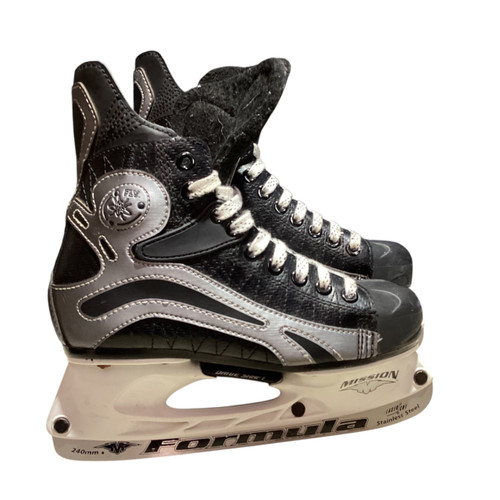 Vist Large View of Product Image Which is Used Mission FLY Intermediate Hockey Skate Intermediate 4.5