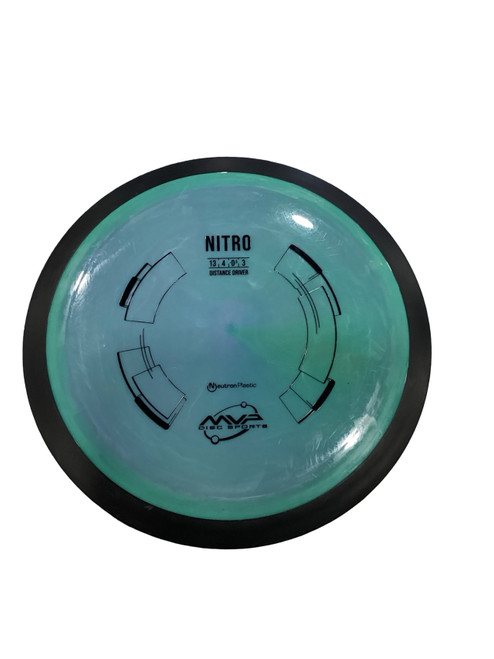 Vist Large View of Product Image Which is Used MVP NITRO Disc Golf Driver Teal