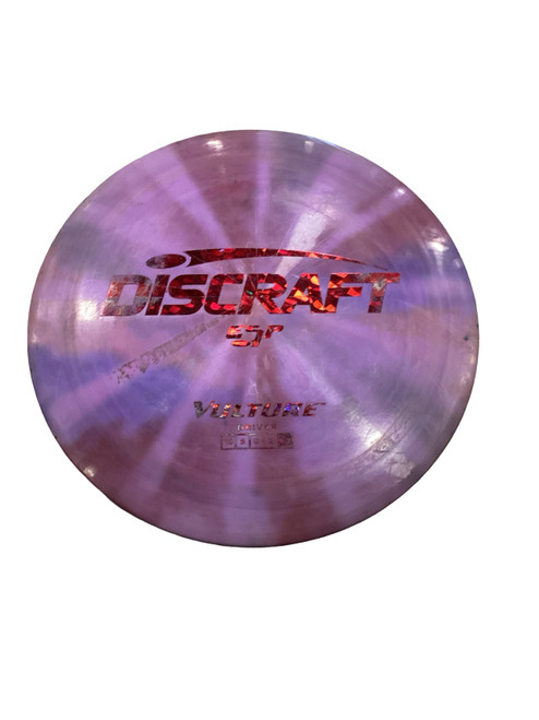 Vist Large View of Product Image Which is Used Discraft VULTURE Disc Golf Driver Purple