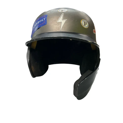 Vist Large View of Product Image Which is Used BoomBah BATTING HELMET W/JAW GUARD Batting Helmet No Mask Black One Size