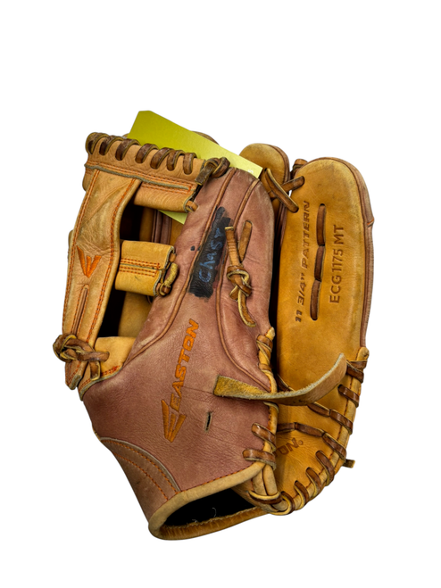 Vist Large View of Product Image Which is Used Easton ECG1175MT BB/SB Glove RH Throw Tan 11 3/4"