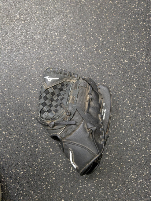 Vist Large View of Product Image Which is Used Mizuno POWER CLOSE BB/SB Glove RH Throw Black 10 1/2"