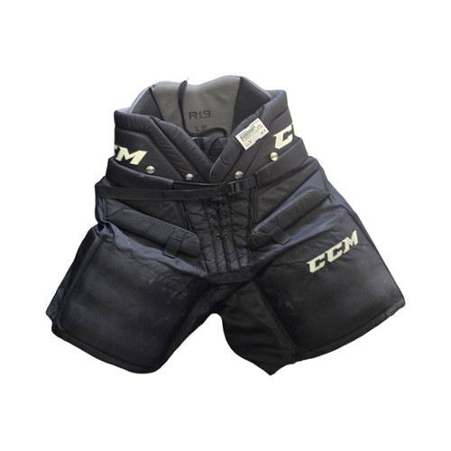 Vist Large View of Product Image Which is Used CCM PREMIER R1.9 LE SR GOALIE PANTS SM Senior Goalie Pant Black SM