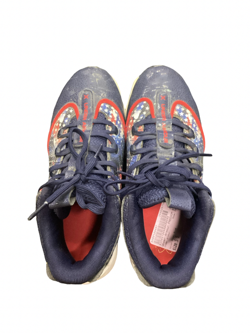 Vist Large View of Product Image Which is Used Under Armour FREEDOM BB/SB Cleats Royal Blue Senior 5