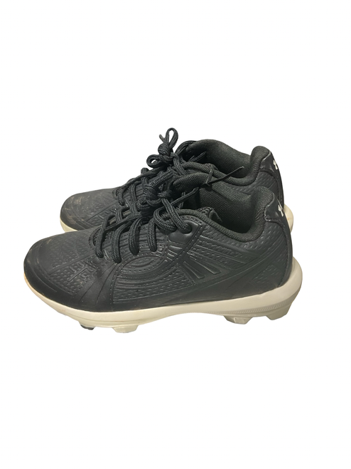 Vist Large View of Product Image Which is Used Under Armour UA BLACK CLEATS BB/SB Cleats Black Junior 01