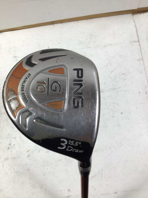 Vist Large View of Product Image Which is Used Ping G10 3FW 15.5 DEG DRAW Mens Fairway Wood RH 3 Wood