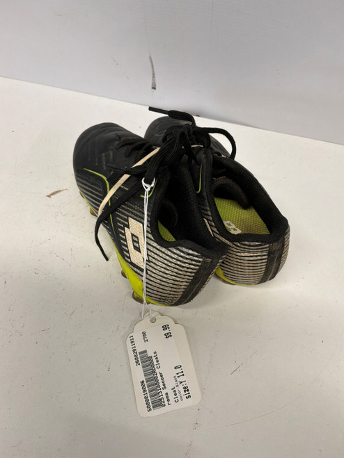 Vist Large View of Product Image Which is Used Soccer Cleats Black Youth 11.0