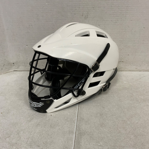 Vist Large View of Product Image Which is Used Cascade CS - YOUTH Lacrosse Helmet White One Size