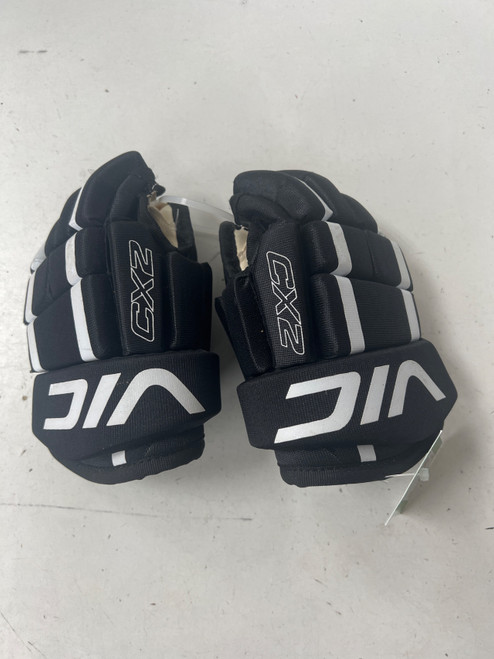 Vist Large View of Product Image Which is Used Vic CX2 Youth Gloves Black 8"