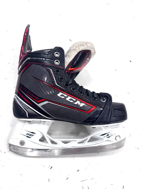 Vist Large View of Product Image Which is Used CCM JETTSPEED CONTROL Intermediate Hockey Skate Intermediate 4.5