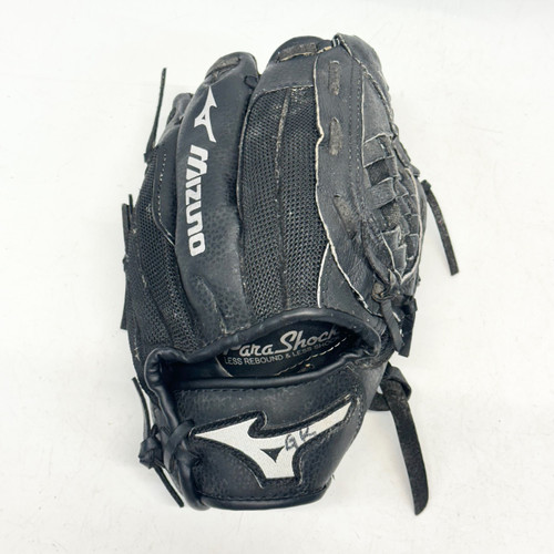 Vist Large View of Product Image Which is Used Mizuno POWER CLOSE PROSPECT BB/SB Glove RH Throw Black 10"