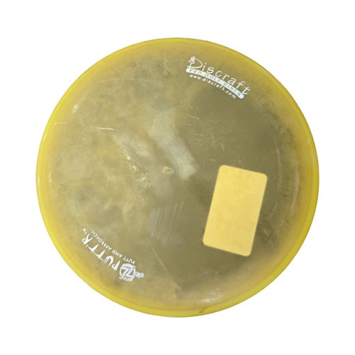 Vist Large View of Product Image Which is Used Discraft ELITE Z PUTTER Disc Golf Putter Yellow