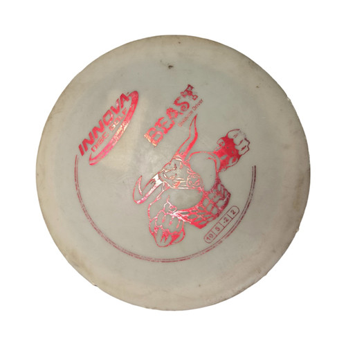 Vist Large View of Product Image Which is Used Innova BEAST Disc Golf Driver White