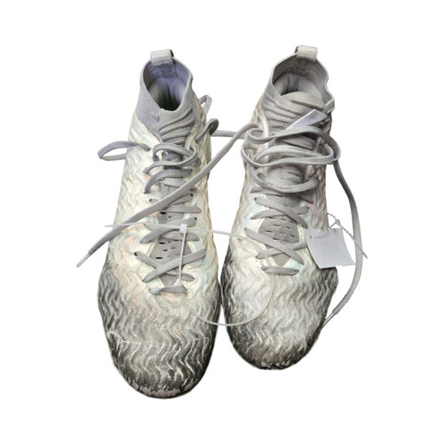 Vist Large View of Product Image Which is Used Under Armour CLONE CLEATS SZ 9 BB/SB Cleats White Senior 9