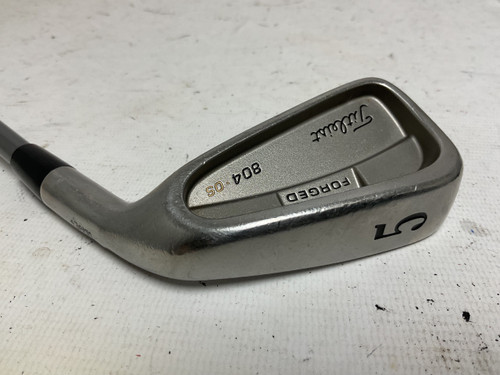 Vist Large View of Product Image Which is Used Titleist 804 OS FORGED Mens Individual Iron RH 5 Iron