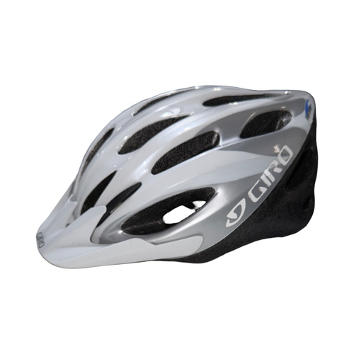 Vist Large View of Product Image Which is Used Giro INDICATOR ADULT ADJ Bike Helmet White Fits all
