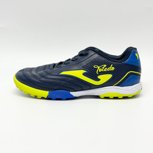 Vist Large View of Product Image Which is Used TOLEDO Soccer Turf Shoes Navy Blue Junior 03.5