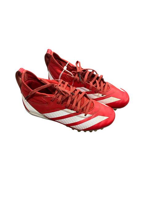 Vist Large View of Product Image Which is Used Adidas Adult FB Cleats Red Senior 4.5