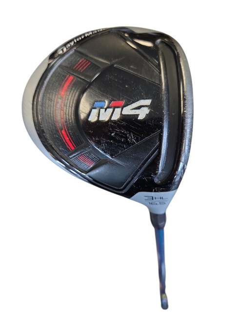 Vist Large View of Product Image Which is Used Taylormade M4 Mens Fairway Wood RH 3 Wood