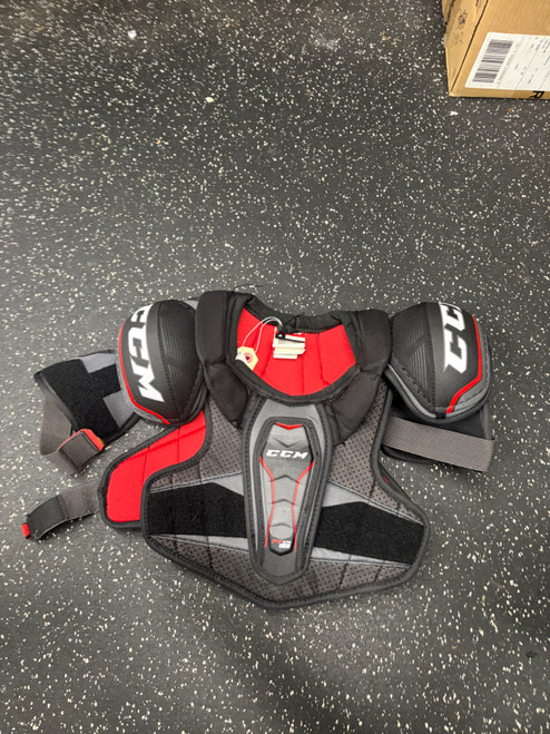 Vist Large View of Product Image Which is Used CCM JETTSPEED 370FT Junior Shoulder Pads MD