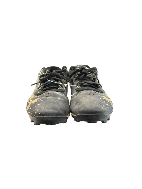 Vist Large View of Product Image Which is Used Under Armour AUTHENTIC SZ 6.5 BB/SB Cleats Black Senior 6.5
