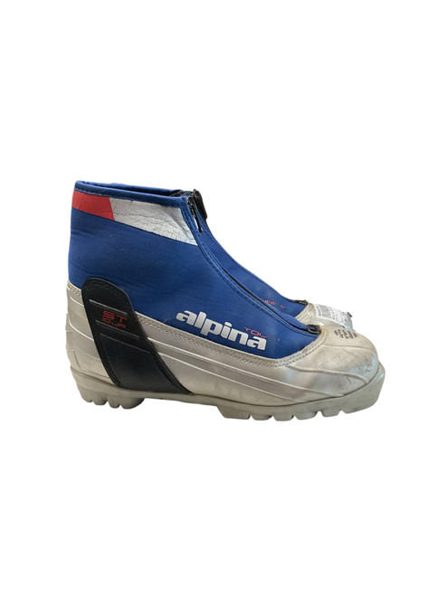 Vist Large View of Product Image Which is Used Alpina ST 10JR Mens NNN XC Ski Boots Royal Blue W 06 / JR 04-04.5