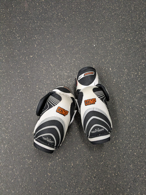 Vist Large View of Product Image Which is Used Bauer NIKE COMP EP Junior Elbow Pads SM