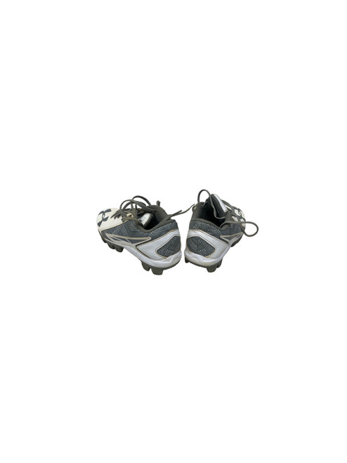 Vist Large View of Product Image Which is Used Under Armour BASEBALL CLEATS BB/SB Cleats White Junior 01.5