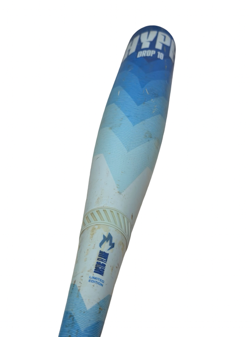 Vist Large View of Product Image Which is Used Easton HYPE FIRE Arctic Ice EUT4HFB10 -10 USSSA 2 5/8 Baseball Bat 31" 31/21