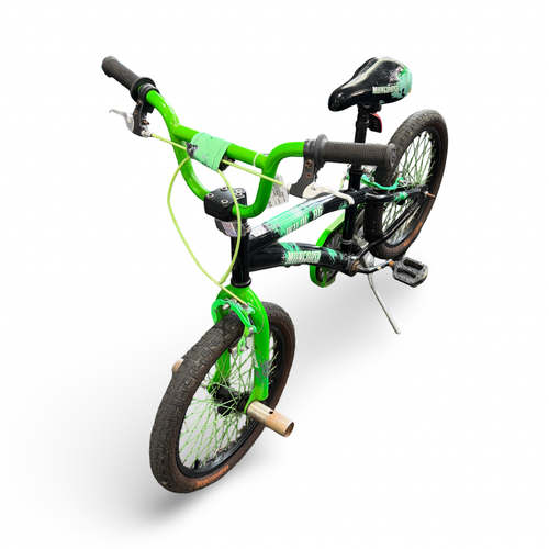 Vist Large View of Product Image Which is Used Mongoose WILDCARD BMX Bike Boys Green 18"