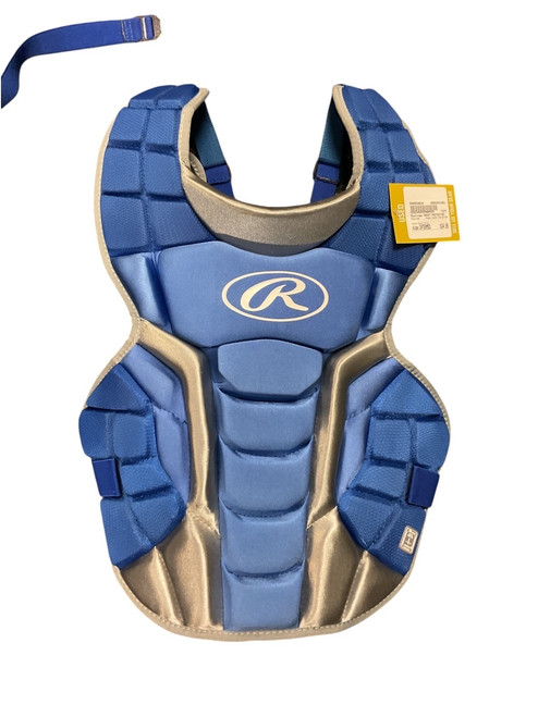 Vist Large View of Product Image Which is Used Rawlings CHEST PROTECTOR Catchers Chest Protector Royal Blue Intermed