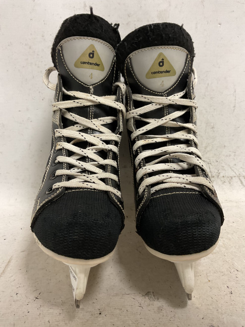 Vist Large View of Product Image Which is Used TONTENDER ICE SKATES Intermediate Hockey Skate Black Intermediate 4.0