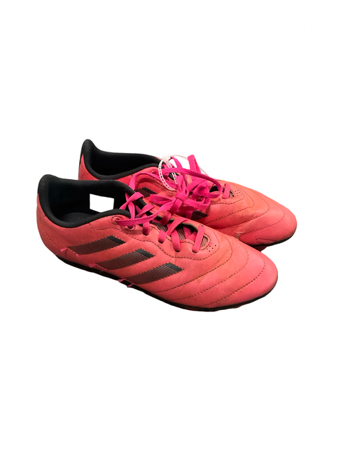 Vist Large View of Product Image Which is Used Adidas Soccer Cleats Pink Junior 06