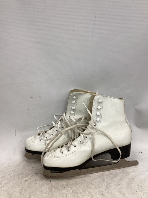 Vist Large View of Product Image Which is Used American Athletic FIGURE SKATES WomensFigure Skate White Senior 9