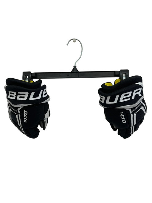 Vist Large View of Product Image Which is Used Bauer Supreme S170 Youth 8" Hockey Gloves