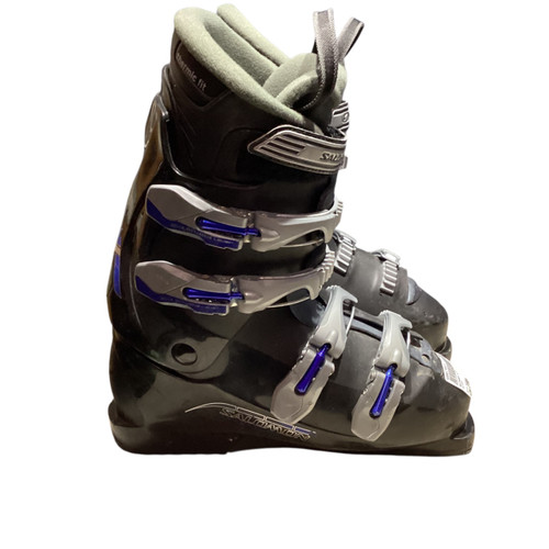 Vist Large View of Product Image Which is Used Salomon LT Mens DH Ski Boot Black 275 MP - M09.5 - W10.5