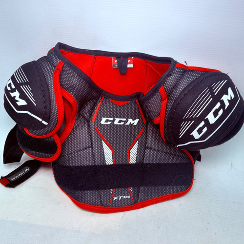 Vist Large View of Product Image Which is Used CCM FT350 Youth Shoulder Pads LG