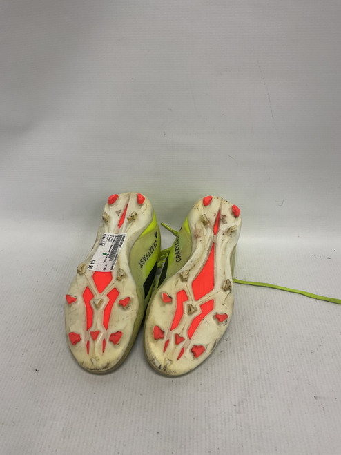 Vist Large View of Product Image Which is Used Adidas Soccer Cleats Yellow Junior 04