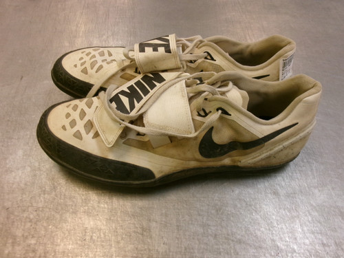 Vist Large View of Product Image Which is Used Nike Track & Field Cleats Adult White Senior 11