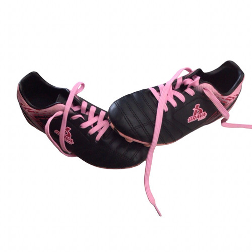 Vist Large View of Product Image Which is Used Brava Soccer Cleats Pink Junior 01